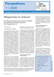 Perspektiven 1 / 2006 - Deutsches Institut für angewandte ...