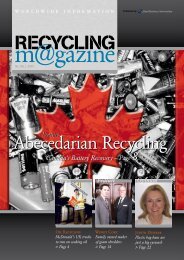Abecedarian Recycling - RECYCLING magazin