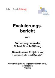 Gemeinsame Projekte von Hochschule und Praxis - Deutsches ...