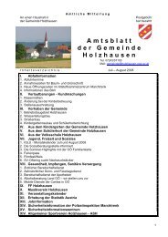 Amtsblatt der Gemeinde Holzhausen - Leading Kommunikation