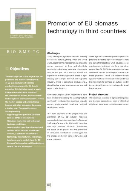 European Bio-Energy Projects