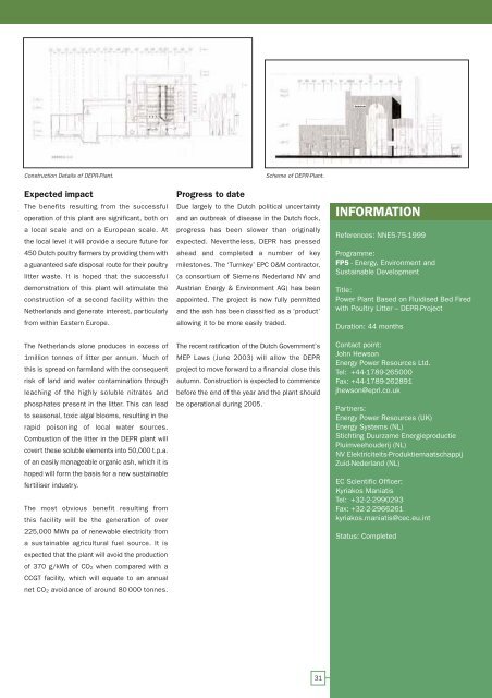 European Bio-Energy Projects