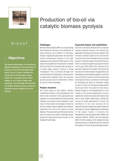 European Bio-Energy Projects