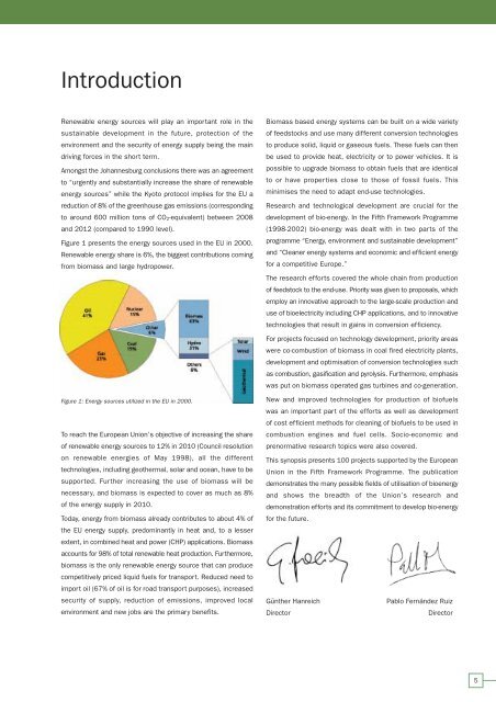 European Bio-Energy Projects