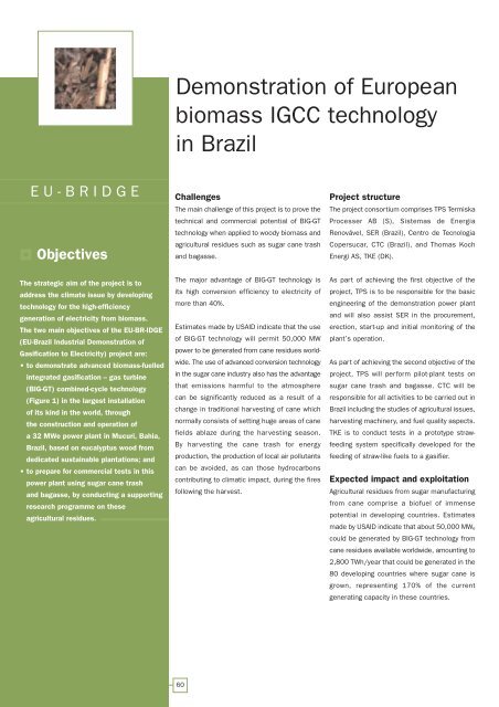 European Bio-Energy Projects