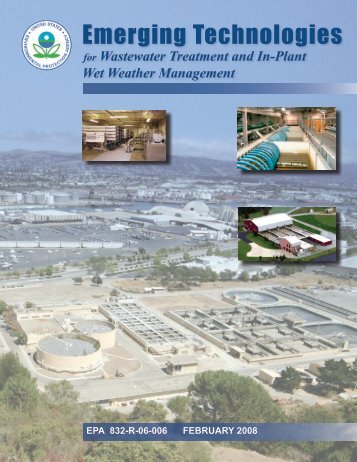 Emerging Technologies Report on Wastewater Treatment (PDF)