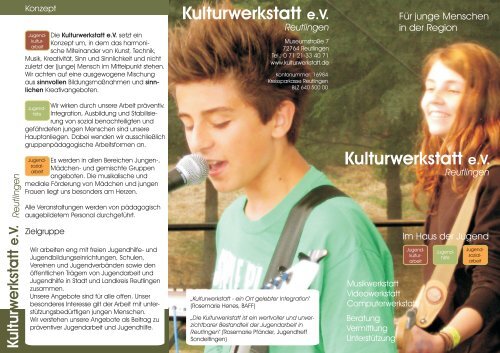 Reutlingen Kulturwerkstatt E V