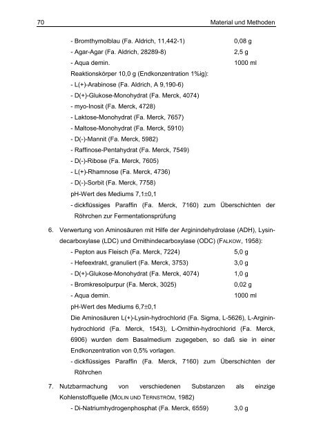 Material und Methoden 60 3.1 Material 3.1.1 Probenmaterial Das ...