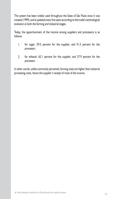 Production and use of fuel ethanol in Brazil - BAFF