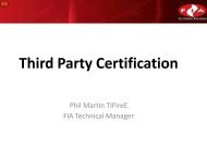 Third Party Certification - Fire Industry Association