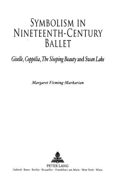 SYMBOLISM IN NINETEENTH-CENTURY BALLET - Index of