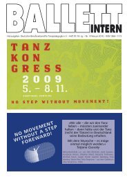 ballettintern - Deutscher Berufsverband für Tanzpädagogik