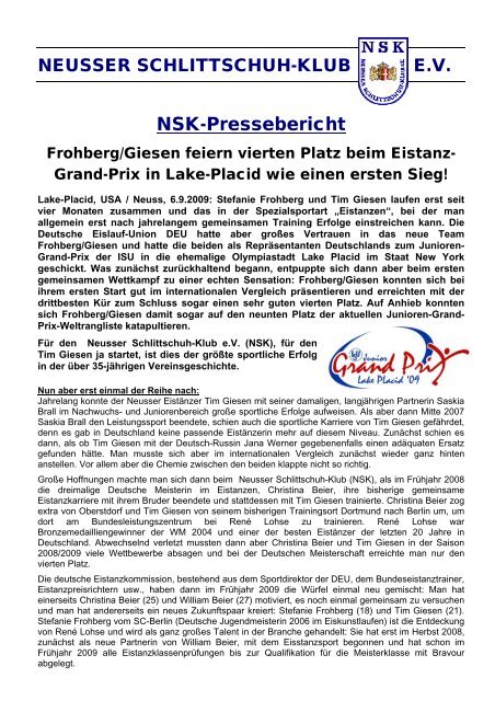 NSK-Pressebericht - Content-Corner