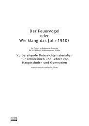 Der Feuervogel oder Wie klang das Jahr 1910? - Tonkünstler