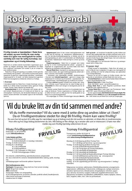 Frivillighetsdagens avis 2010 - Arendal kommune