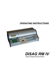 operating instructions disag rm iv
