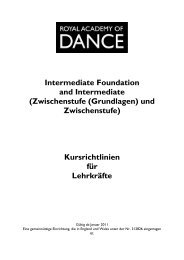 Intermediate Foundation and Intermediate (Zwischenstufe ...