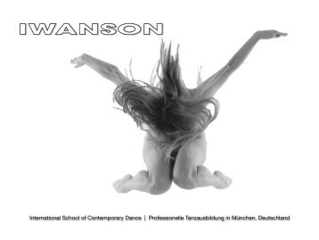 International School of Contemporary Dance ... - Iwanson