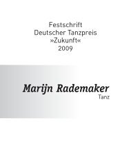 Marijn Rademaker - Deutscher Berufsverband für Tanzpädagogik