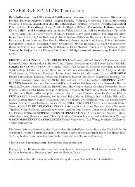 Besetzungszettel als PDF-Download - Bayerische Staatsoper