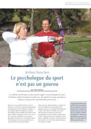 Le psychologue du sport n'est pas un gourou - La Vie à Crans ...