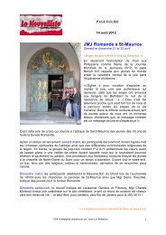 JMJ Romande à St-Maurice