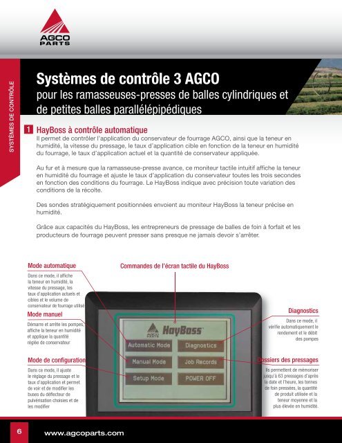 Pièces AGCO - AGCO Parts