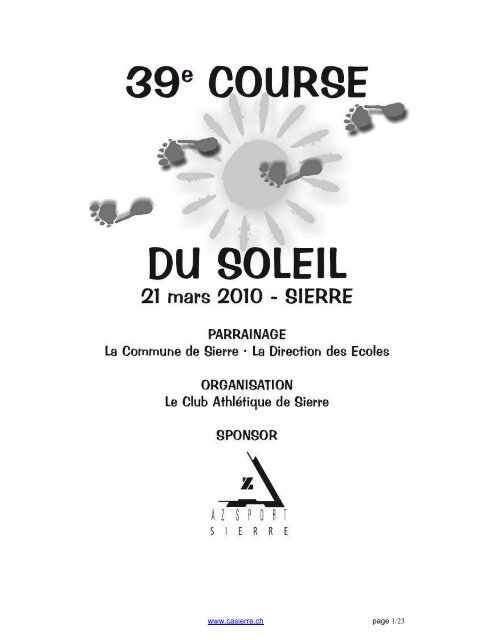 Course du Soleil - LFT Oberwallis