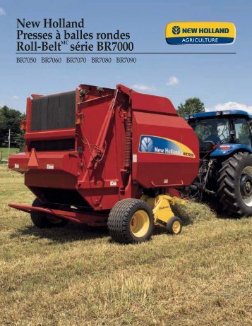 New Holland Presses à balles rondes Roll-BeltMC série BR7000