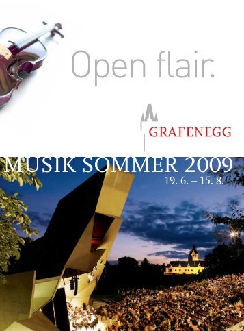 MUSIK SOMMER 2009 - grafenegg