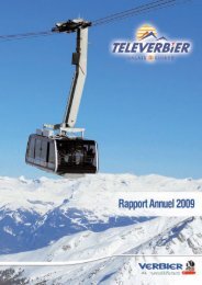 Rapport annuel 2009 - Verbier