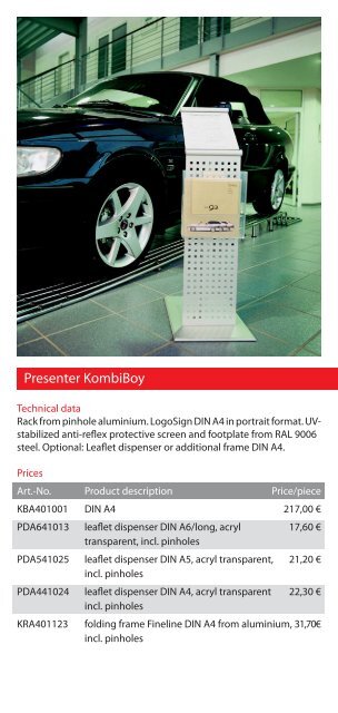 Leaflet Racks - Display & Design Helmut Amelung GmbH