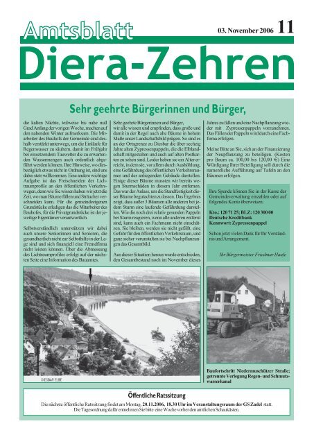 Informationen - Diera-Zehren