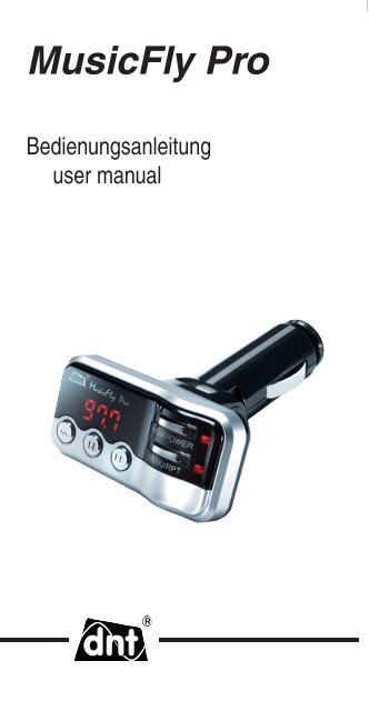 Musicfly Pro Bedienungsanleitung Deutsch Englisch Dnt