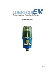Lubri Cup EM Manual - Ditec Dichtungstechnik GmbH