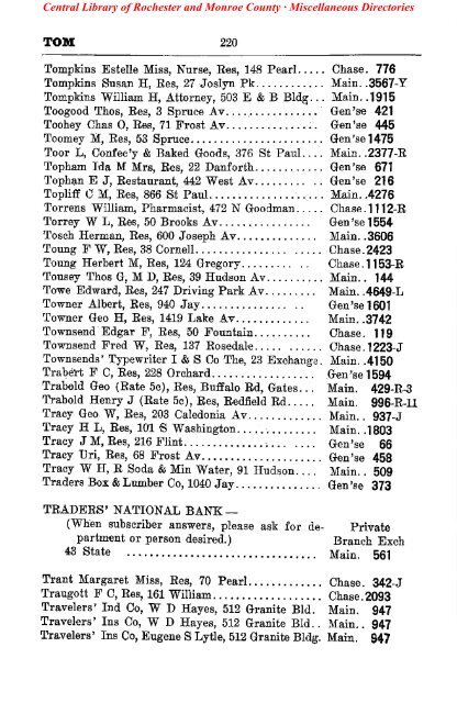 bell telephone directory rochester - Monroe County Library System