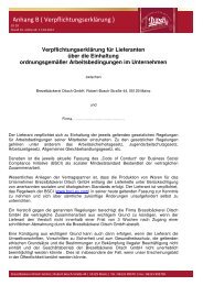 Verpflichtungserklärung für Lieferanten über die Einhaltung ... - Ditsch