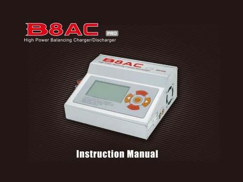 B8 AC Pro Manual - Imaxrc