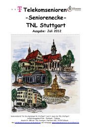 Seniorenecke- TNL Stuttgart Ausgabe: Juli 2012 - TNL Senioren ...