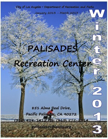 PALISADES Recreation Center - City of Los Angeles Department of ...