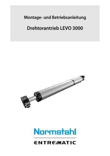 Drehtorantrieb LEVO 3000 - Normstahl