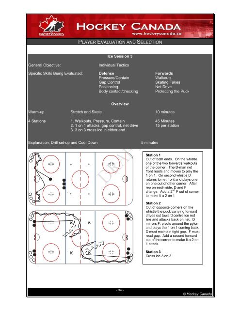 Player Evaluation & Selection - Ontario Minor Hockey Association