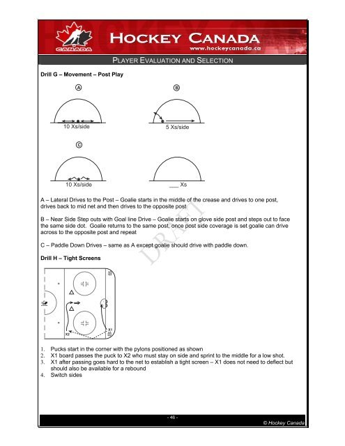 Player Evaluation & Selection - Ontario Minor Hockey Association