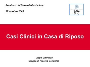 Casi Clinici in Casa di Riposo - GrG