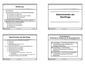 Determinanten der Nachfrage - GWDG