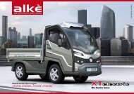 Elektrische voertuigen XT320E, XT320EL, XT420E, XT420EL - Divaco