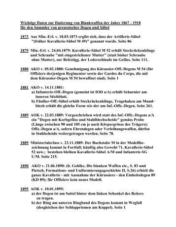 Datierung der Mutter ex