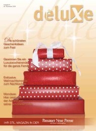 IHR STIL-MAGAZIN IN DER - Passauer Neue Presse