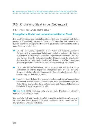 9.6 Kirche und Staat in der Gegenwart - Buch.de