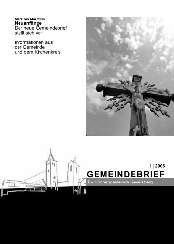 GEMEINDEBRIEF - der evangelischen Kirchengemeinde Gevelsberg